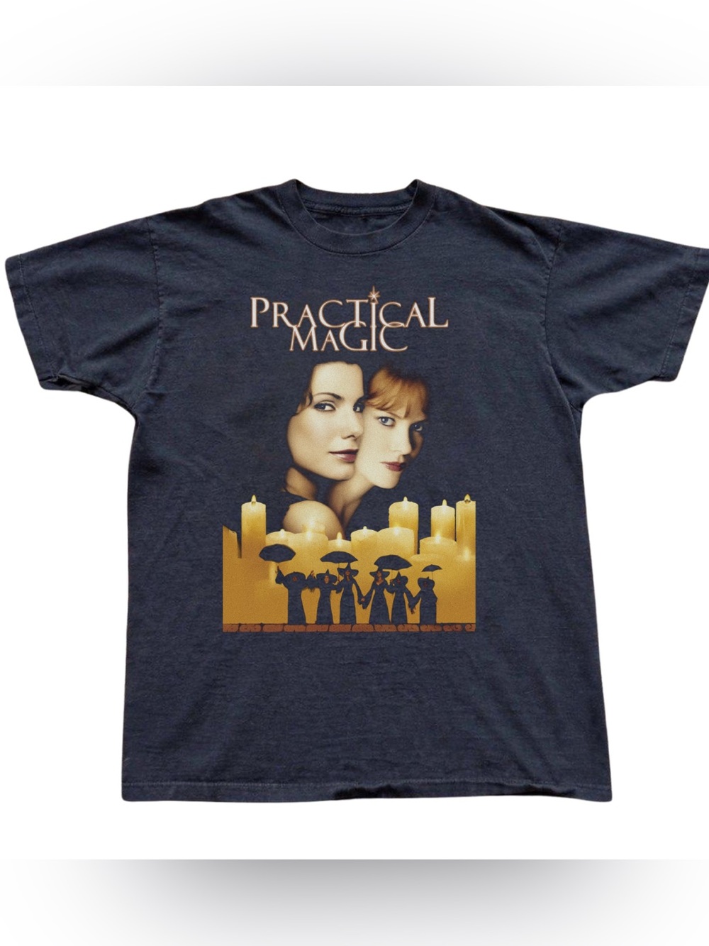 Practical Magic Graphic Tee - Black Retro 90s Gift For Fan